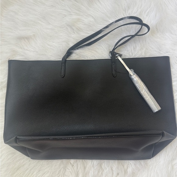 NWT Victoria’s Secret Black/Silver Tote - Picture 2 of 5